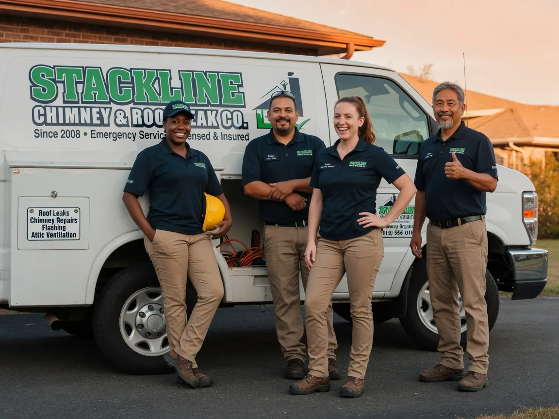 Chimney flashing repair company in Ellsworth, IL